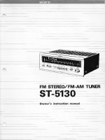 Sony ST-5130 - Owners Manual 